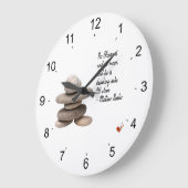 Samurai Große Wanduhr (Winkel)