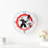 Samurai Große Wanduhr (Zuhause)