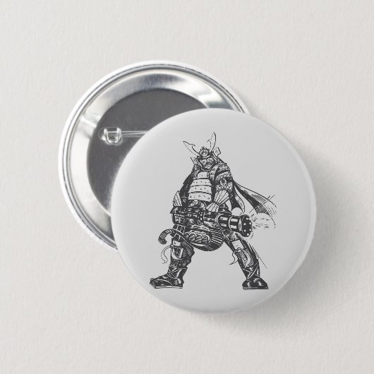 Samurai Gunner Button (Vorne & Hinten)