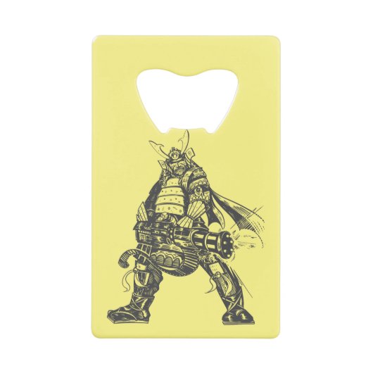 Samurai Gunner Geldbeutel Flaschenöffner (Vorderseite)