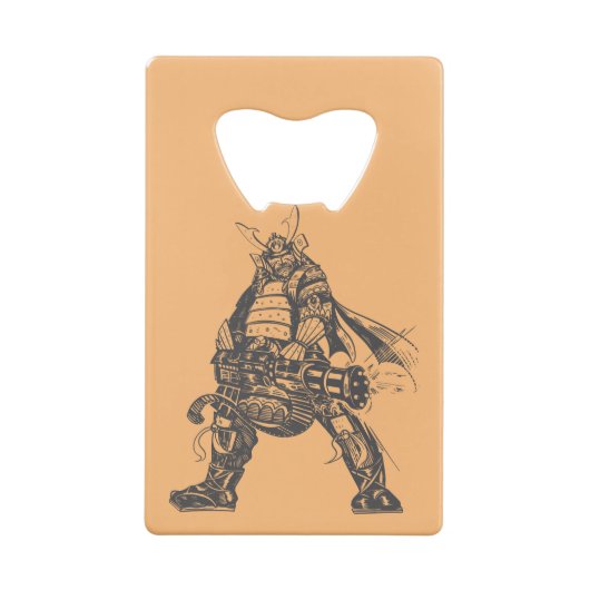 Samurai Gunner Geldbeutel Flaschenöffner (Rückseite)