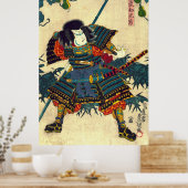 Samurai Hashiba Hisakichi 1860 Poster (Küche)