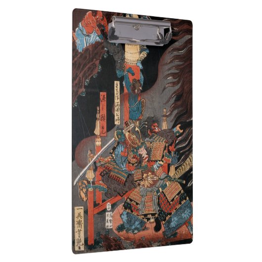 Samurai-Held Minamoto kein Yorimitsu Klemmbrett (Rechts)