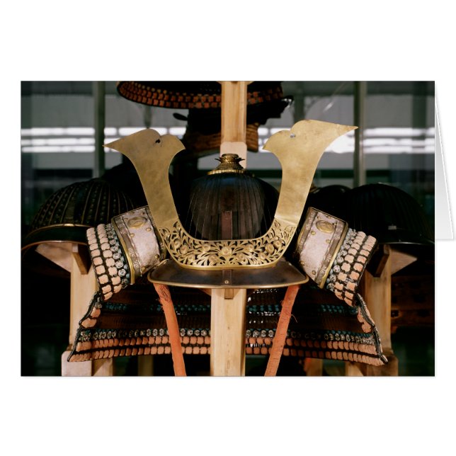 Samurai Helm, Mitte des 14. Jahrhunderts (Vorderseite (Horizontal))