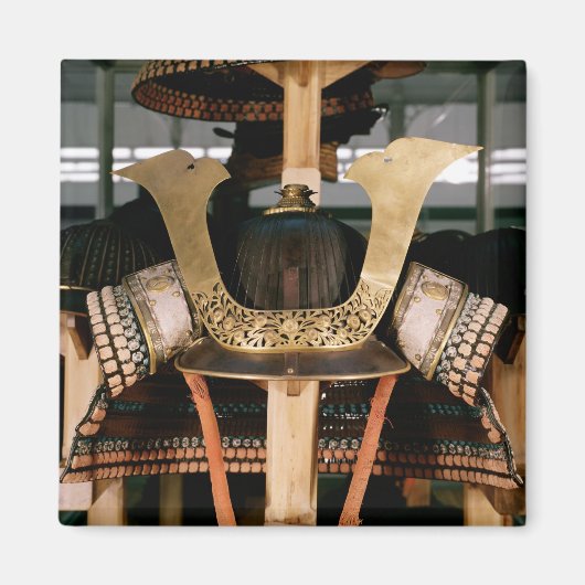 Samurai Helm, Mitte des 14. Jahrhunderts Magnet (Vorne)