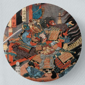 Samurai Hero Minamoto no Yorimitsu Button