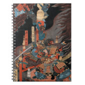 Samurai Hero Minamoto no Yorimitsu Notizblock (Vorderseite)