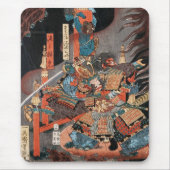 Samurai Hero Minamoto no Yorimitsu: Ukiyo-e Mousepad (Vorne)