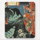 Samurai Hero Yoshitsune kämpft gegen die Taira Gei Mousepad (Vorne)