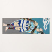 Samurai Holding a Katana, Tsukioka Yoshitoshi Yogamatte (Vorderseite (Horizontal))