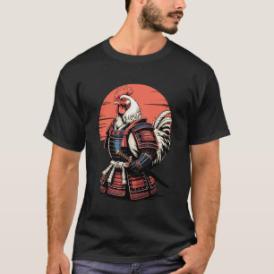 Samurai-Huhn Katana-Schwert Hühner T-Shirt