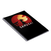 Samurai, iliustration Cooler Ninja-Effekt Notizblock (Rechte Seite)