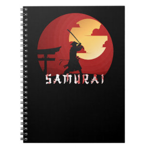 Samurai, iliustration Cooler Ninja-Effekt Notizblock
