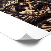 Samurai im Krieg. Schöne Drachenrüstung. 1800 Poster (Ecke)