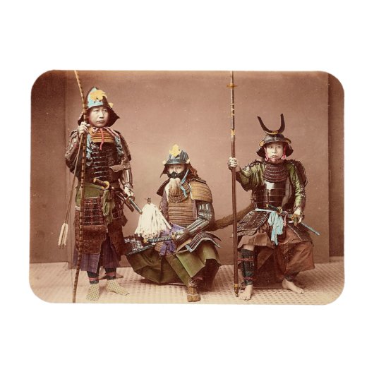 Samurai in Armor Magnet (Horizontal)