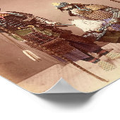 Samurai in Armor Poster (Ecke)