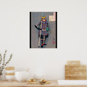 Samurai in Armor, Tsukioka Yoshitoshi Poster (Küche)