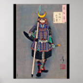 Samurai in Armor, Tsukioka Yoshitoshi Poster (Vorne)