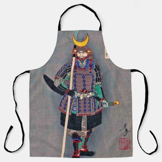 Samurai in Armor, Tsukioka Yoshitoshi Schürze (Vorderseite)
