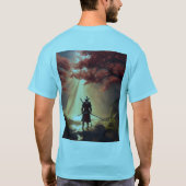 Samurai in der Natur T-Shirt (Rückseite)