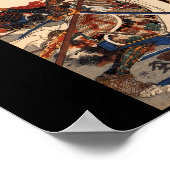 Samurai in War, circa 1800's Poster (Ecke)