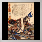 Samurai in War, circa 1800's Poster (Vorne)