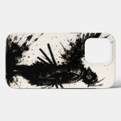 Samurai Ink Art - Rumpf Krieger mit Flügeln Case-Mate iPhone Hülle (Rückseite (Horizontal))