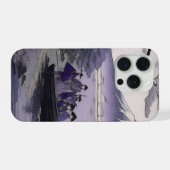 Samurai-iPhone-15-Case-Mount-Fuji-Japanische-Kunst iPhone Hülle (Rückseite (Horizontal))