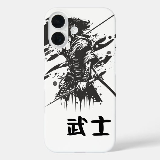 Samurai iPhone 16 Fall Case-Mate iPhone Hülle (Rückseite)