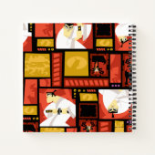 Samurai Jack & Aku Character Art Panel Muster Notizblock (Rückseite)