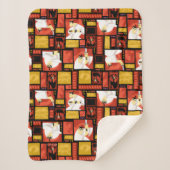 Samurai Jack & Aku Character Art Panel Muster Sherpadecke (Vorderseite)