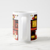 Samurai Jack & Aku Character Art Panel Pattern Jumbo-Tasse (Rückseite)