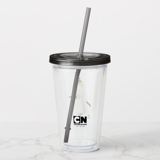 Samurai Jack Drawing Sword Acryltrinkbecher (Rückseite)