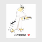 Samurai Jack Drawing Sword Aufkleber (Blatt)