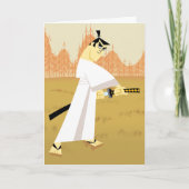 Samurai Jack Drawing Sword Karte (Vorderseite)