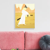 Samurai Jack Drawing Sword Leinwanddruck (Insitu (Wohnzimmer))