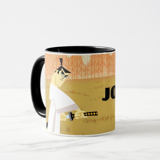 Samurai Jack Drawing Sword Tasse (Vorderseite Links)