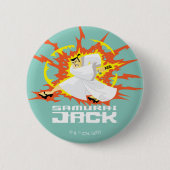 Samurai Jack Energy Graphic Button (Vorderseite)