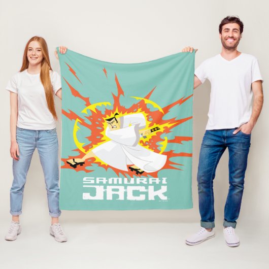 Samurai Jack Energy Graphic Fleecedecke (Beispiel)