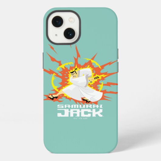Samurai Jack Energy Graphic iPhone Hülle (Rückseite)