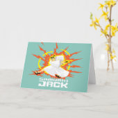 Samurai Jack Energy Graphic Karte (Gelbe Blume)