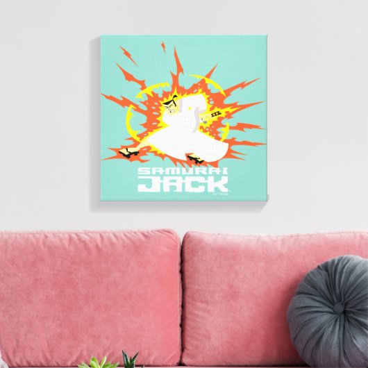 Samurai Jack Energy Graphic Leinwanddruck (Insitu (Wohnzimmer))