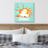 Samurai Jack Energy Graphic Leinwanddruck (Insitu (Schlafzimmer))