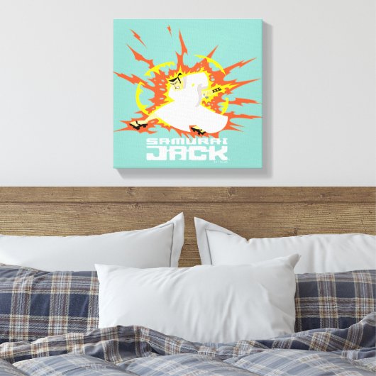 Samurai Jack Energy Graphic Leinwanddruck (Insitu (Schlafzimmer))