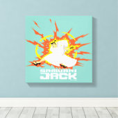 Samurai Jack Energy Graphic Leinwanddruck (Insitu (Holzboden))