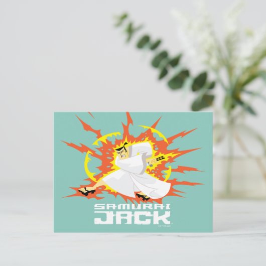 Samurai Jack Energy Graphic Postkarte (Stehend Vorderseite)