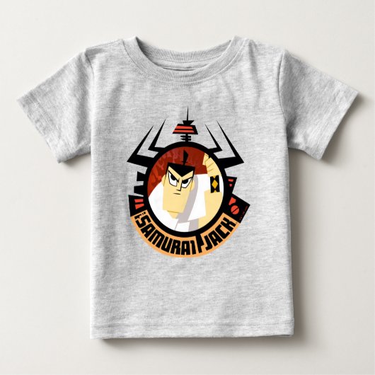 Samurai Jack in Aku Futuristic Frame Baby T-shirt (Vorderseite)