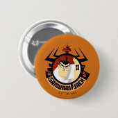 Samurai Jack in Aku Futuristic Frame Button (Vorne & Hinten)