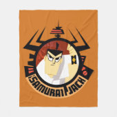 Samurai Jack in Aku Futuristic Frame Fleecedecke (Vorderseite)