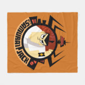 Samurai Jack in Aku Futuristic Frame Fleecedecke (Vorderseite (Horizontal))